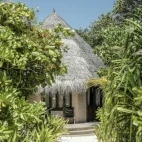 Exterior view of a Beach Villa at Coco Palm Dhuni Kolhu Resort, Maldives