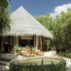 External view of a Deluxe Villa at Coco Palm Dhuni Kolhu Resort, Maldives
