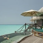 External view from a Lagoon Villa, at Coco Palm Dhuni Kolhu Resort, Maldives