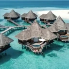 View of the Lagoon Villas at Coco Palm Dhuni Kolhu Resort, Maldives