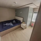 Upper deck double cabin on board Emperor Serenity in the Maldives