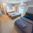 Upper deck suite on board Emperor Serenity in the Maldives
