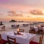 Beach barbecue at Kuredu Resort & Spa in the Maldives.