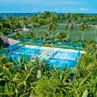 Sport courts at Kuredu Resort & Spa in the Maldives
