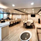 Saloon on board Spirit of Maldives liveaboard