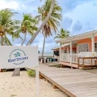 Sign for Little Cayman Beach Resort in the Caribbean