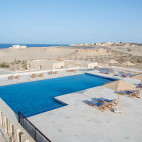 The pool at Wadi Sabarah Lodge in Marsa Alam, Egypt