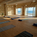 Yoga studio at Wadi Sabarah Lodge in Marsa Alam, Egypt