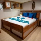 View of a premium double cabin on Solomons Master.