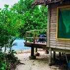 Bungalow at Sanbis Island Resort in the Solomon Islands