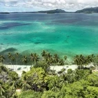 Marovo Lagoon from Uepi Island Resort in the Solomon Islands