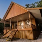 One bedroom beach house exterior at Uepi Island Resort in the Solomon Islands