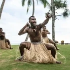 Fire walkers at Beqa Lagoon Resort in Fiji.