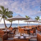 Water's Edge restaurant at Castaway Island Resort in Fiji