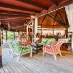 Dining room at Matangi Private Island Resort in Fiji