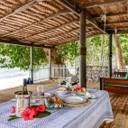 Horseshoe Bay picnic at Matangi Private Island Resort in Fiji