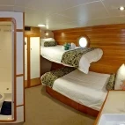 Cabin on board Nai’a liveaboard in Fiji