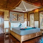 Beachfront bure at Oneta Resort in Fiji