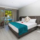 Premium marina view room at Pearl South Pacific in Fiji.