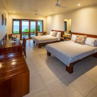 Deluxe ocean view villa at Volivoli Beach Resort in Fiji.