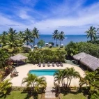 Aerial of Waidroka Bay Resort in Fiji