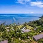Aerial of Waidroka Bay Resort in Fiji