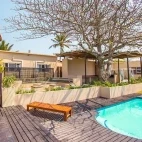 Swimming pool at Planet Scuba Guesthouse in Ponta do Ouro, Mozambique