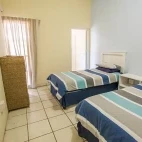 Twin bedroom at Planet Scuba Guesthouse in Ponta do Ouro, Mozambique