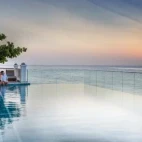 The infinity pool at Park Hyatt Hotel, Zanzibar.