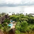Aerial view of Sunshine Bay Beach Hotel, Zanzibar