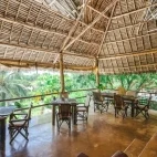 The restaurant at Sunshine Bay Beach Hotel, Zanzibar