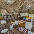 The restaurant at Sunshine Bay Beach Hotel, Zanzibar