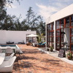 Terrace at Liquid Dive Adventures, Tofo, Mozambique