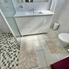 Bathroom at Peri Peri Dive Camp in Morrungulo, Mozambique