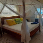 Bedroom at Peri Peri Dive Camp in Morrungulo, Mozambique