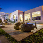 Entrance to ScubaAddicts Dive Lodge in Ponta do Ouro, Mozambique