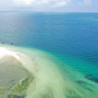 Aerial of Mafia Island Lodge in Tanzania