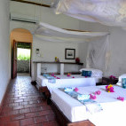 Bedroom at Mafia Island Lodge in Tanzania