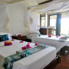 Superior twin bedroom at Mafia Island Lodge in Tanzania
