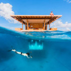 Underwater room at The Manta Resort in Pemba Island, Tanzania