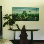 The interior style at Black Rock Lodge, Belize.