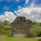 Xunantunich Mayan ruins in Belize.