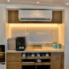 The coffee station on Galaxy Diver II, Galápagos.