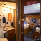 Deluxe cabin bathroom on board Belize Aggressor IV liveaboard