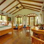 Twin room at Hamanasi Resort in Belize