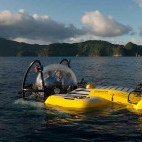 Sea Hunter submersible in Cocos Island