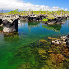 Tunneles in the Galapagos Islands