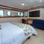 Lower deck cabin on board Tiburon Explorer liveaboard in the Galapagos Islands
