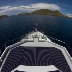 Sun deck on board Mermaid II liveaboard in Indonesia