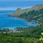 View of Central Sulawesi, Indonesia.